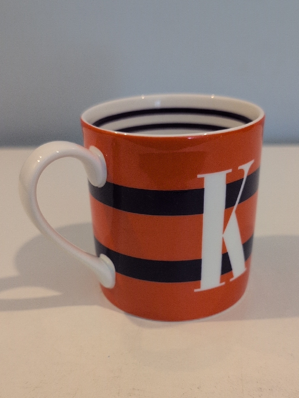 Kate Spade By Lenox To The Letter K Monogram 12 Ounce Coffee Mug